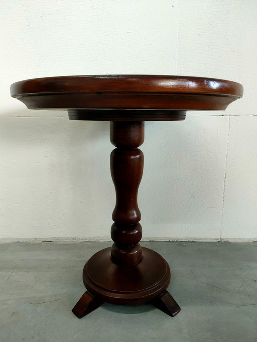 Tavolino laterale in stile scuola di Amsterdam vintage, tavolino per piante, tavolino da caffè