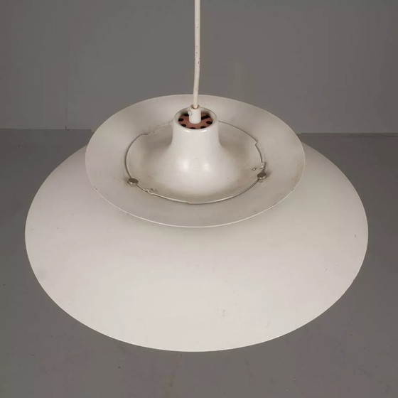 Image 1 of Suspension PH5 Vintage Scandinave blanche Poul Henningsen années 80