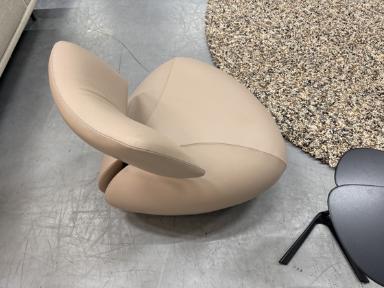 Image 1 of Leolux Pallone Pa Fauteuil Raffino Dove leer