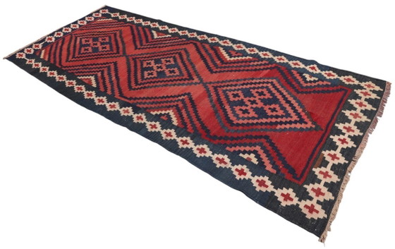 Kelim Modern Caucus Kilim - Art Arménien Vintage – Tapis, Wool (photo 3 of 5)