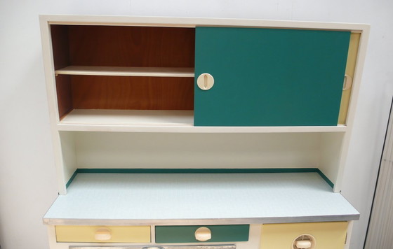 Image 1 of Armario de cocina de 50 cm con puertas correderas + extraíble, ideal también para cocinas pequeñas