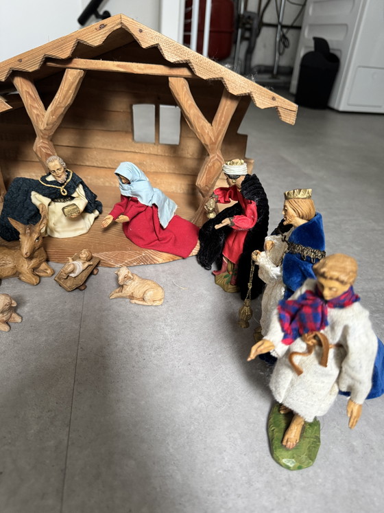 Presepe Vintage / Gruppo Natività Mid-Century – Oggetti decorativi, Plastic, Textile (photo 3 of 8)