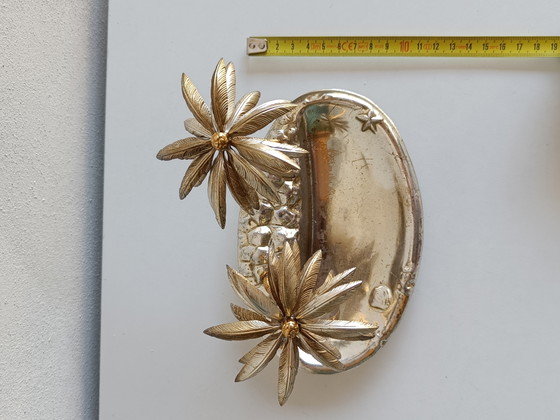 Vintage Palm Tree Jewellery Tray – Hollywood Regency, 1970s/80s – Decorative Objects, Metal (photo 9 of 10)