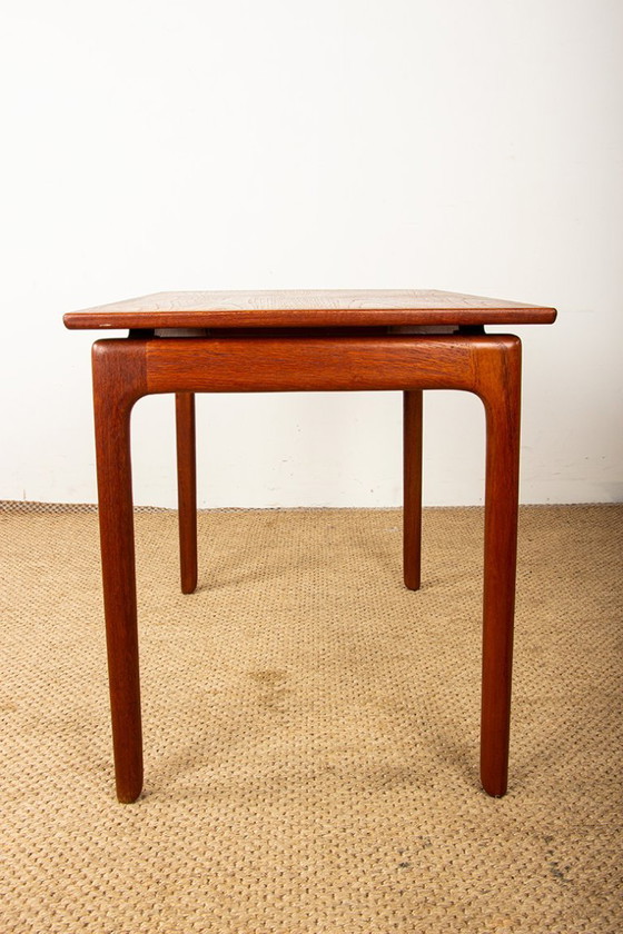 Image 1 of Danish teak coffee table model 019 by Ole Wansher for Poul Jeppesen 1960.