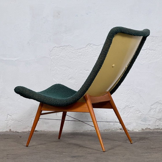 Image 1 of Pair of Mid-Century Lounge Chairs by Miroslav Navrátil for Český Nábytek, 1959