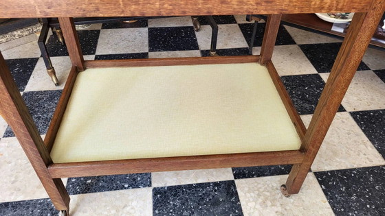 Tavolo di servizio legno & formica anni '50 – Carrelli bar, Wood, Vintage (photo 7 of 8)