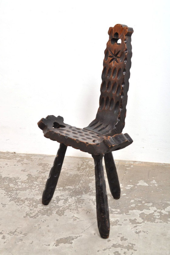 Image 1 of Brutalist Spanish Chair, 1960s
