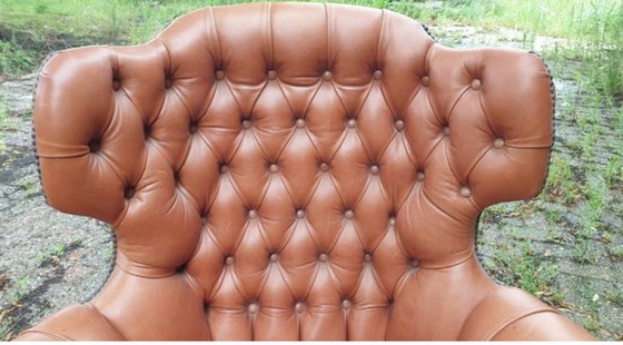 Image 1 of Sofás de cuero Chesterfield Barok 