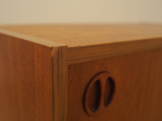 Image 1 of Teakholzschrank, dänisches Design, 1970er Jahre, hergestellt in Dänemark