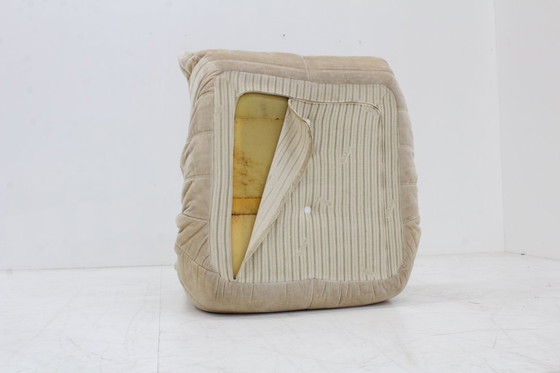 Image 1 of Vintage Togo Ligne Roset armchair velvet beige