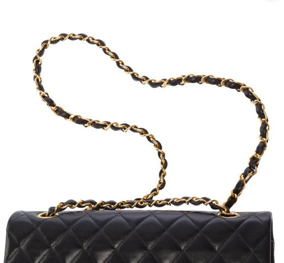 Image 1 of Sac CHANEL Timeless/Classique en Cuir Noir - 103573