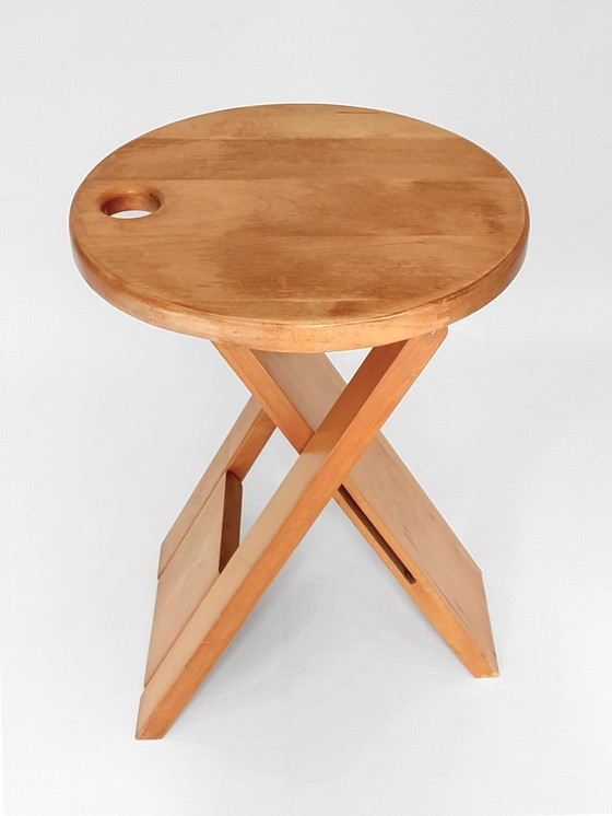 Image 1 of Suzy Buchenholzhocker von Adrian Reed 1984