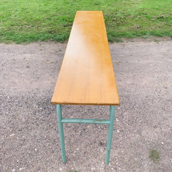 Image 1 of Grande table d’école - 2m44