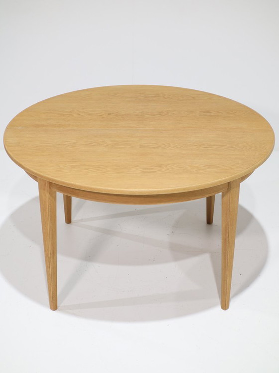 Extendable Dining table Omann Jun 55 oak vintage Danish, Wood, Brown, Mid Century Modern (photo 5 of 15)