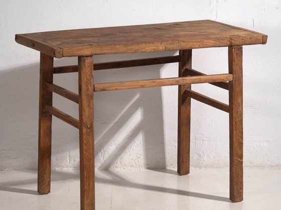 Antique desk console table (c.1920) #30 (photo 2 of 21)