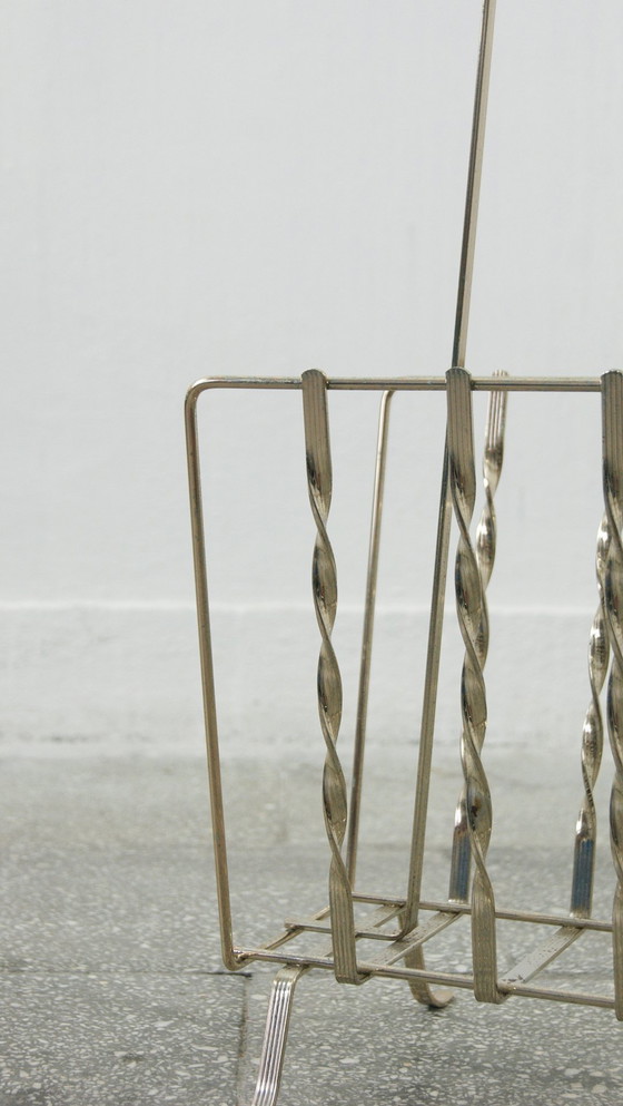 Image 1 of Vintage tijdschriftenrek