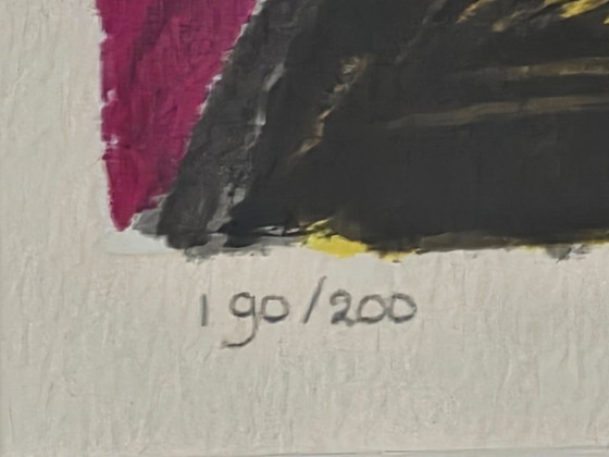 Image 1 of Corneille - La donna e l'uccello - Firmato a mano - 1998