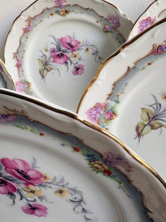 Image 1 of 6x Limonges Eetbord