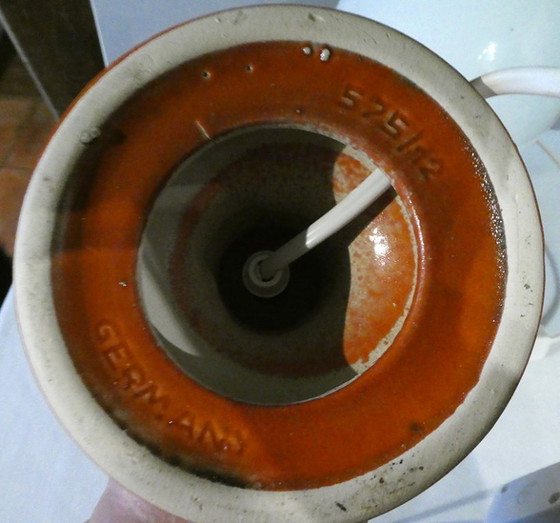 Image 1 of 2 lampes de table, Allemagne, SpaceAge, années 60-70, céramique, verre ballon