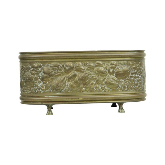 Image 1 of Boîte à fleurs ancienne en cuivre français