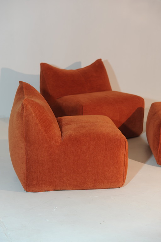 B&B Italia Sofa Le Bambole Mario Bellini In Pierre Frey