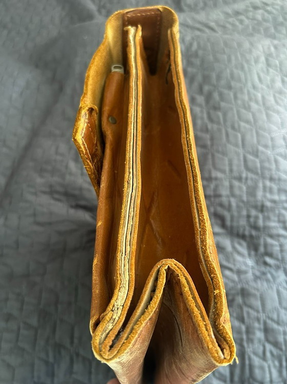 Image 1 of Sac en cuir, vintage, années 1960