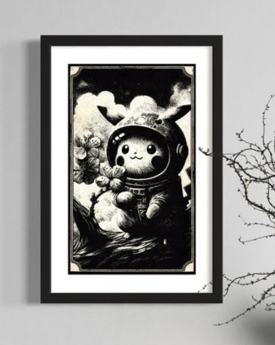 Image 1 of Kunstwerk Pikachu (Pokemon) Stellar Spring