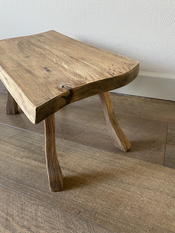 Image 1 of Brutalist side table tree trunk