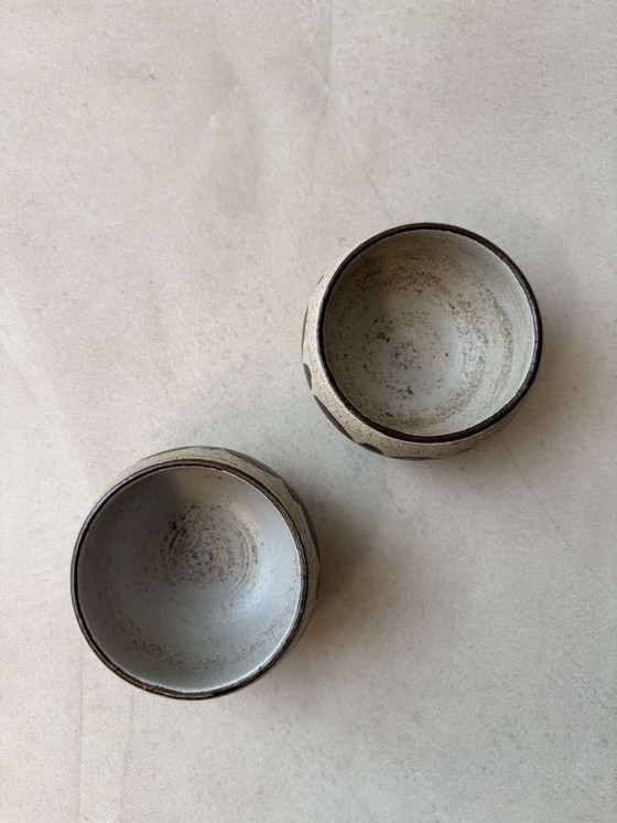 Image 1 of Set di ciotole in ceramica di Gabriel Fourmaintraux, anni '50