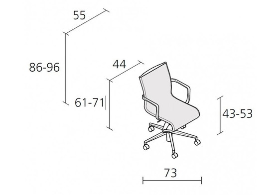 Image 1 of Sedia da ufficio Alberto Meda