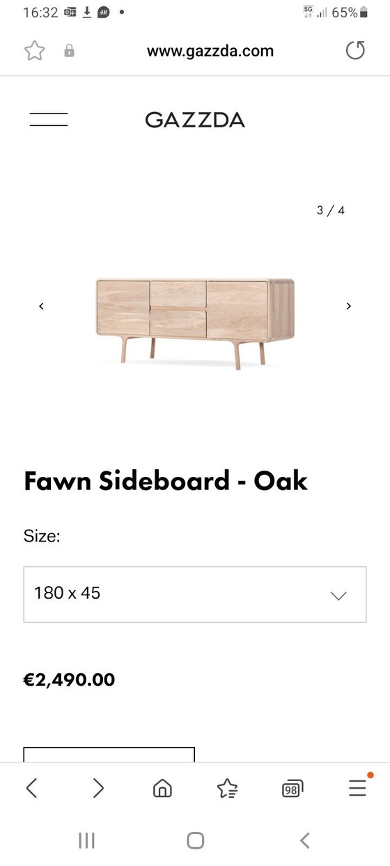 Image 1 of Gazzda Fawn Sideboard / dressoir