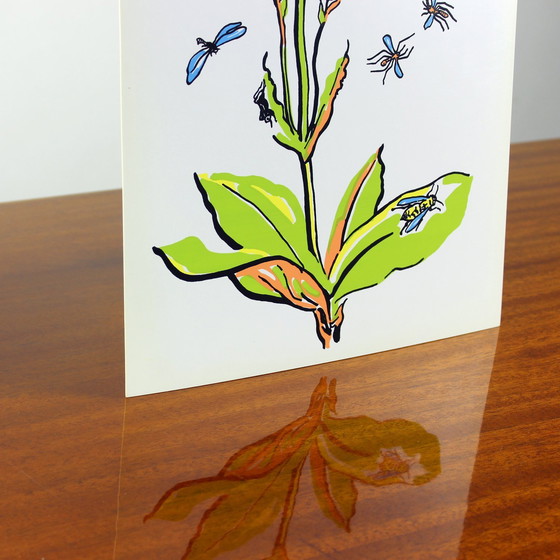 Image 1 of Vintage Czechoslovakian Pop Art Style Wall Panel (1960s)