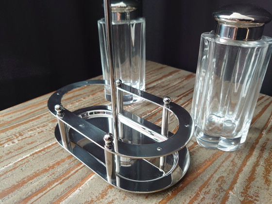 Image 1 of Vintage Alessi Michael Graves Oil and vinegar set