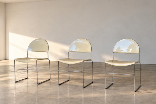 Set van 3 "Franny" Stoelen van Superstudio voor Fasem, Italië jaren 80