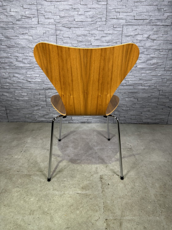 6 x Fritz Hansen Series 7 Butterfly Chair Walnut – Dining chairs, Wood, Chrome, Modern (photo 10 of 15)