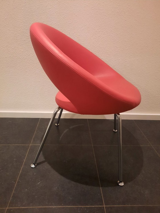 Image 1 of Nina, finta pelle Artifort rossa