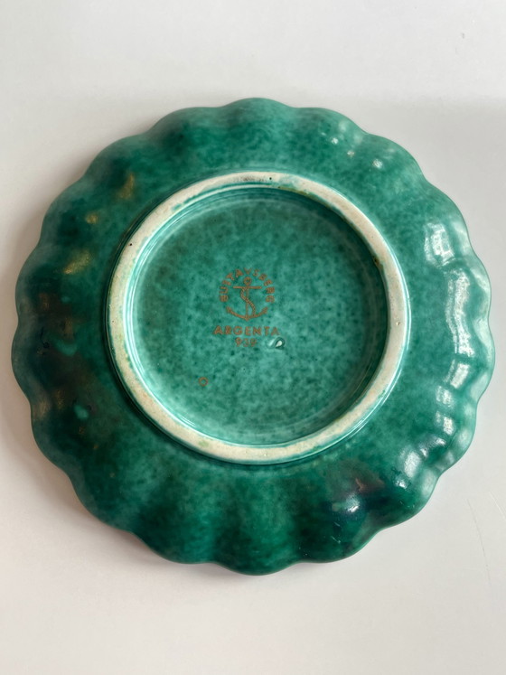 Image 1 of Set aus 3 Keramiken von Wilhelm Kåge Serie Argenta für Gustavsberg