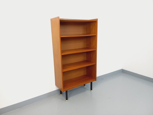 Vintage Teak Wood Bookcase and Shelf from the 60s