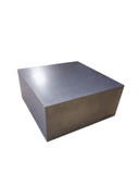Table basse mobile en acier inoxydable