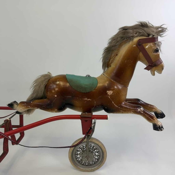 Torck pedal sulky with horse – Garden accessories, Metal, Rubber (photo 5 of 18)