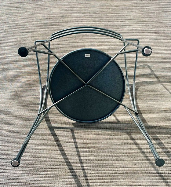 Image 1 of Pair of 'Lune d'Argent' chairs by Pascal Mourgue for Fermob. Vintage 80s