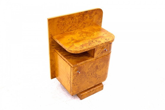 Image 1 of Mesillas de noche Art Déco, Polonia, hacia 1930.