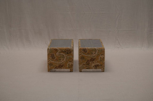 Ensemble de tables basses Space Age Saporiti - Italie années 1970