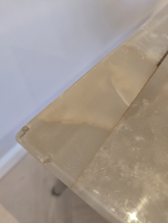 Image 1 of Vintage onyx bijzettafel 