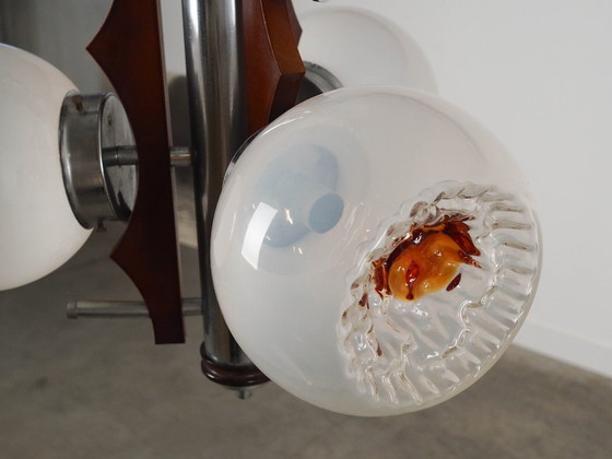Image 1 of Pendant lamp, Murano glass, Italian design, 1970s, production: Italy
