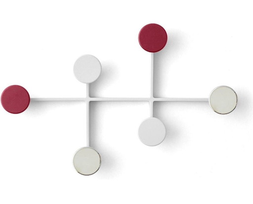 Menu - Afteroom Coat Hanger, White/Chrome