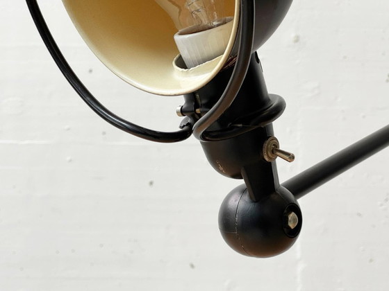 Image 1 of Three-arm clamp lamp by Jean-Louis Domecq for Jieldé, 1950s design