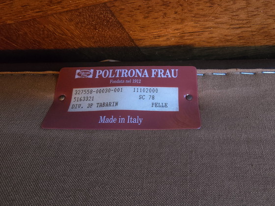 Image 1 of Poltrona Frau sofá de cuero marrón