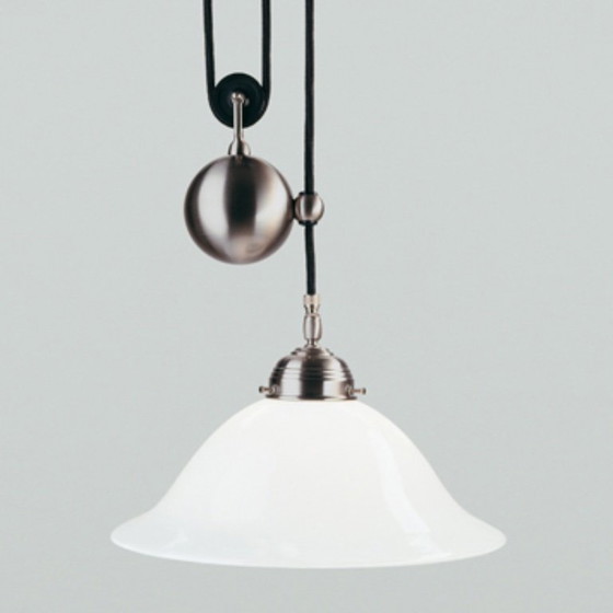 Image 1 of Prachtige, klassieke hanglamp van Berlin messing lampen