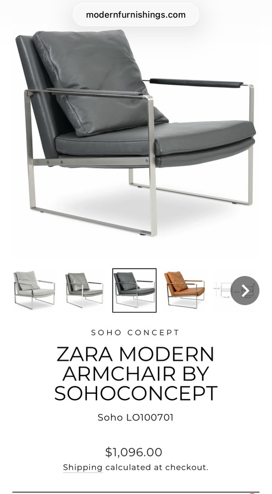 Image 1 of Sillón de cuero SOHO Concept